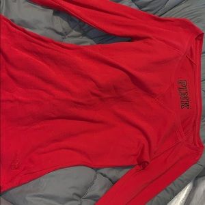 PINK thermal pajama top